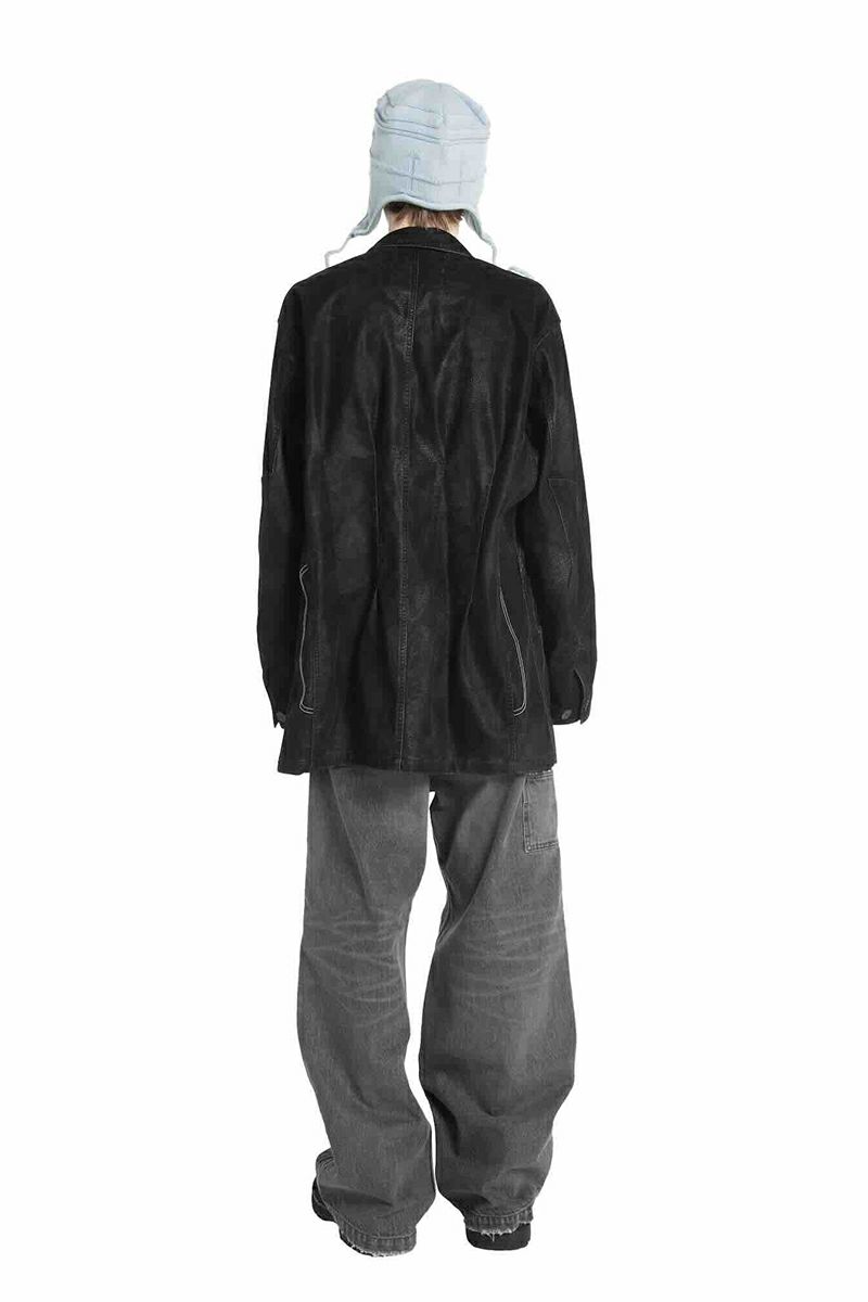 DAIRIKU(ダイリク) Vintage Washed Painter Denim Wide Pants ヴィンテージウォッシュドペインターデニムワイドパンツ 25AW D15