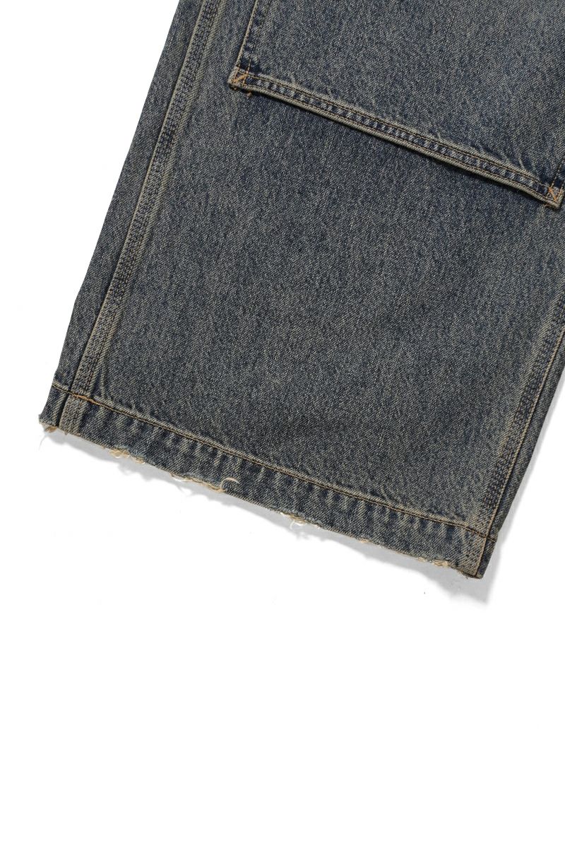DAIRIKU(ダイリク) Vintage Washed Painter Denim Wide Pants ヴィンテージウォッシュドペインターデニムワイドパンツ 25AW D15
