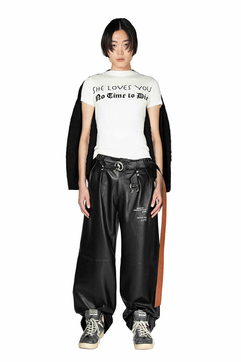 DAIRIKU(ダイリク) Docking Lettered Knit ドッキングレタードニット 25AW K3