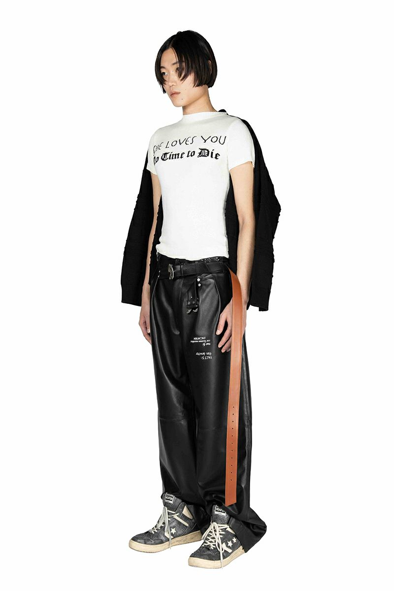 DAIRIKU(ダイリク) Docking Lettered Knit ドッキングレタードニット 25AW K3