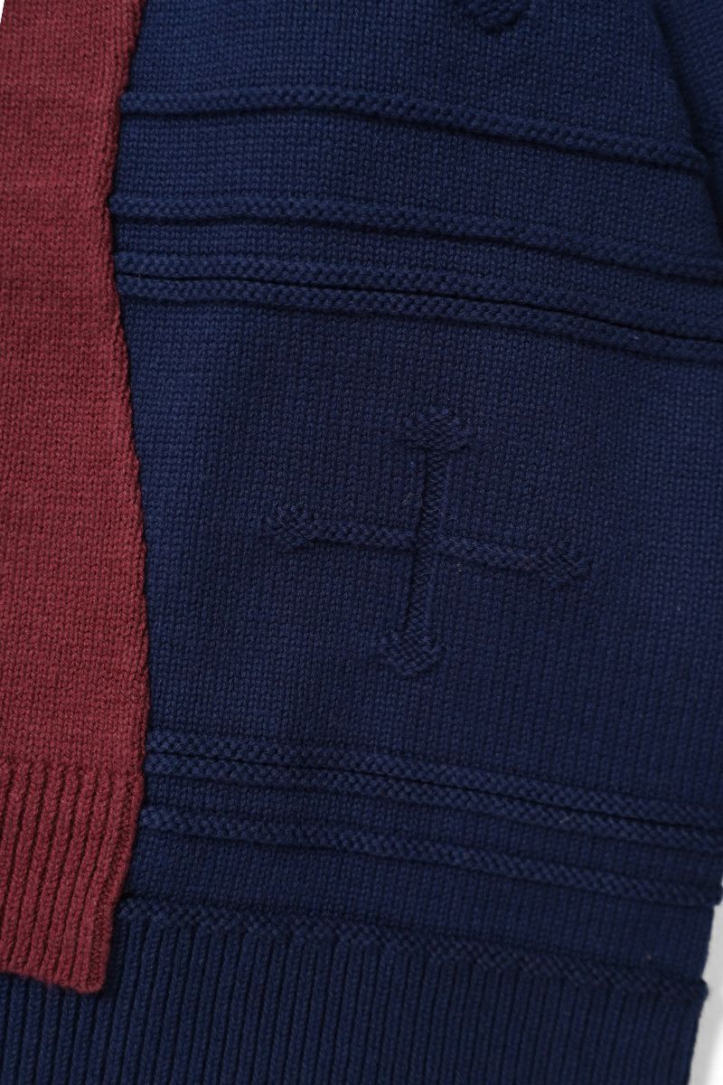 DAIRIKU(ダイリク) Docking Lettered Knit ドッキングレタードニット 25AW K3