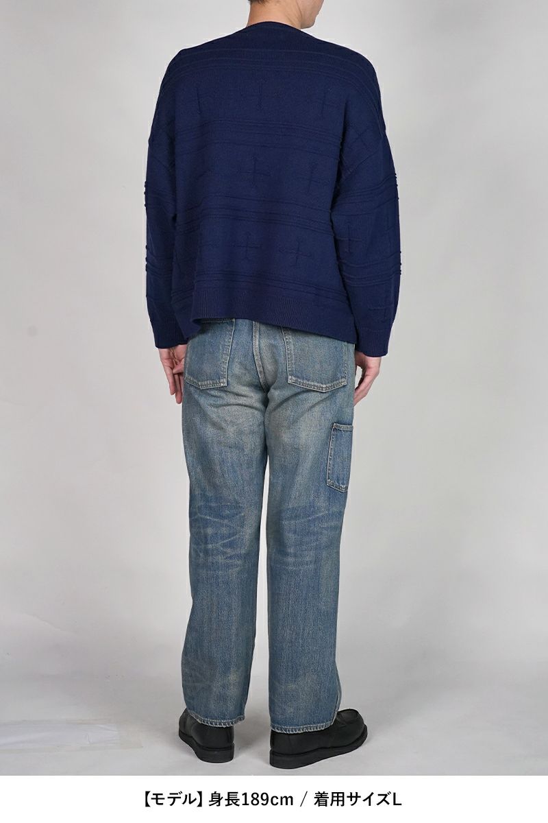 DAIRIKU(ダイリク) Docking Lettered Knit ドッキングレタードニット 25AW K3