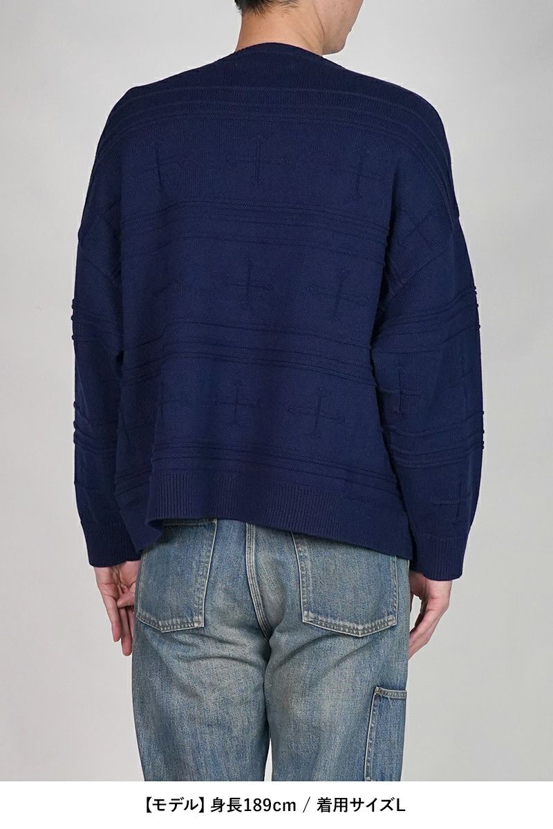 DAIRIKU(ダイリク) Docking Lettered Knit ドッキングレタードニット 25AW K3
