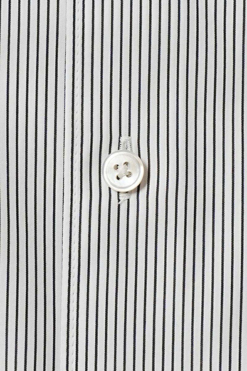 KEISUKEYOSHIDA(ケイスケヨシダ) Long Collar Shirt [BLACK STRIPE] ロングカラーシャツ KYB53FJ067