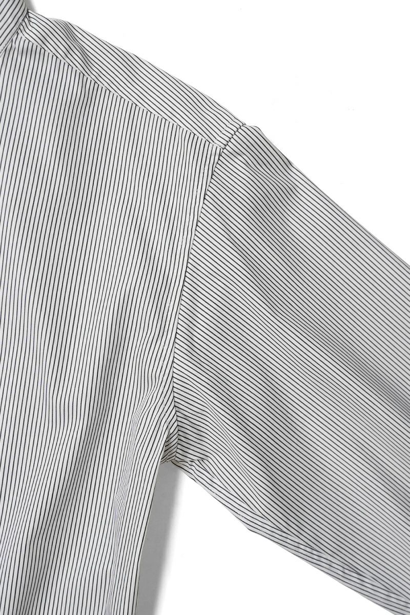 KEISUKEYOSHIDA(ケイスケヨシダ) Long Collar Shirt [BLACK STRIPE] ロングカラーシャツ KYB53FJ067