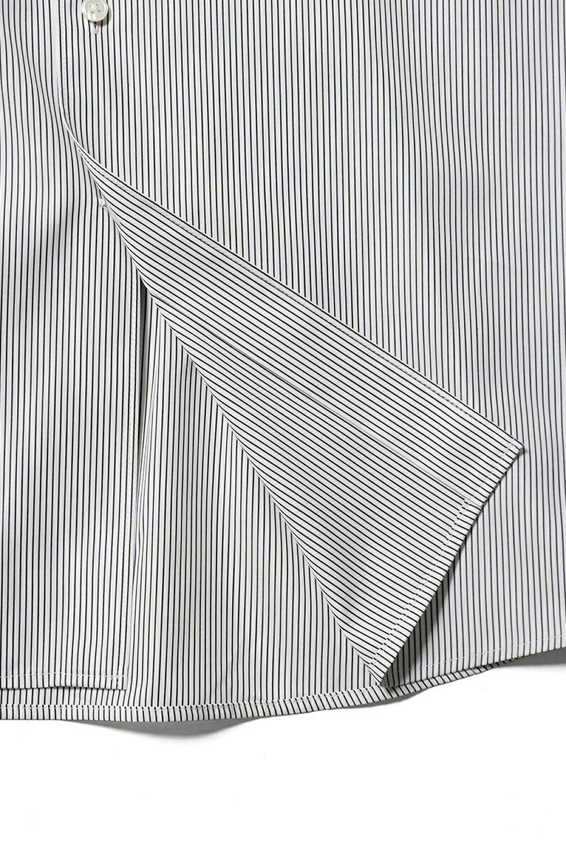 KEISUKEYOSHIDA(ケイスケヨシダ) Long Collar Shirt [BLACK STRIPE] ロングカラーシャツ KYB53FJ067