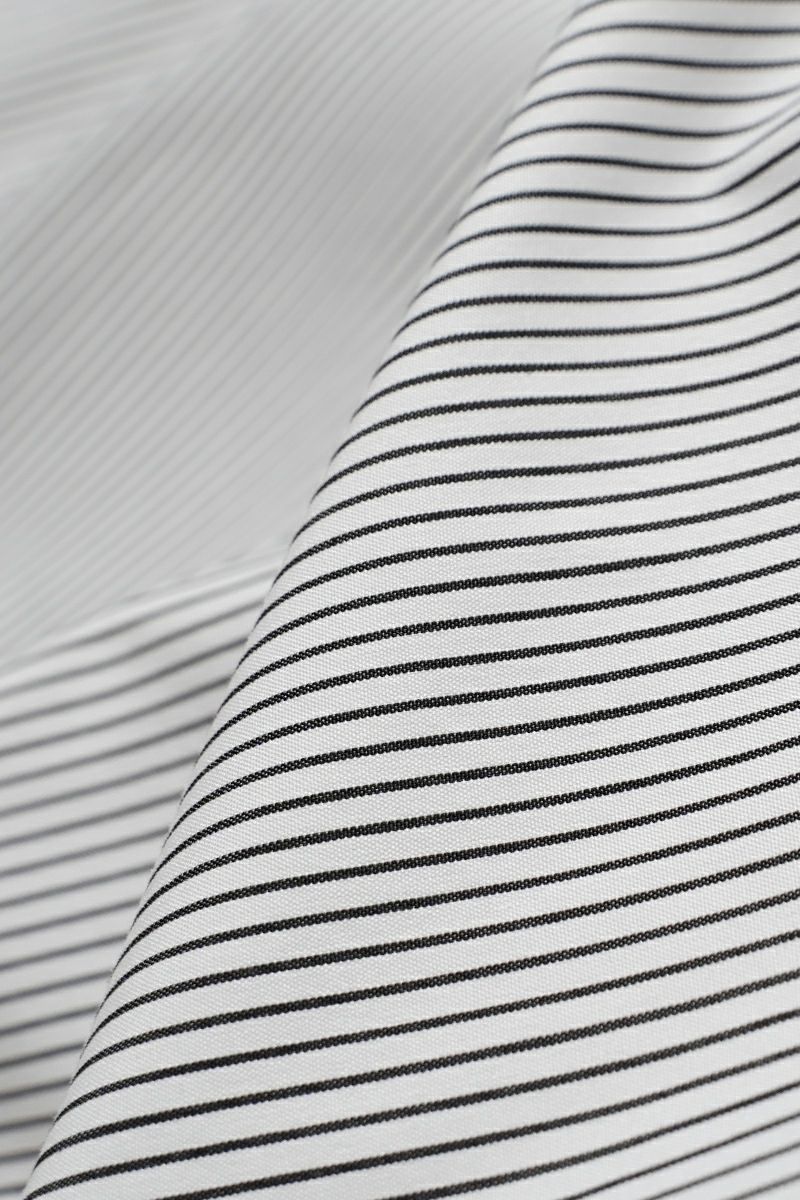 KEISUKEYOSHIDA(ケイスケヨシダ) Long Collar Shirt [BLACK STRIPE] ロングカラーシャツ KYB53FJ067