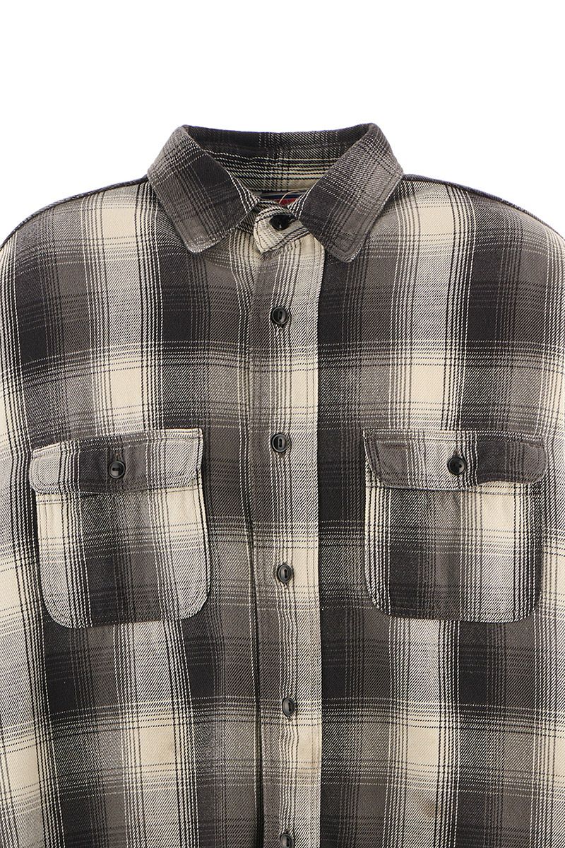 SAINT Mxxxxxx(セントマイケル) SM-HR1-0000-C52 / BerBerJin FLANNEL SHIRT ベルベルジン フランネルシャツ ブラック