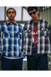 SAINT Mxxxxxx(セントマイケル) SM-HR1-0000-C52 / BerBerJin FLANNEL SHIRT ベルベルジン フランネルシャツ ブラック