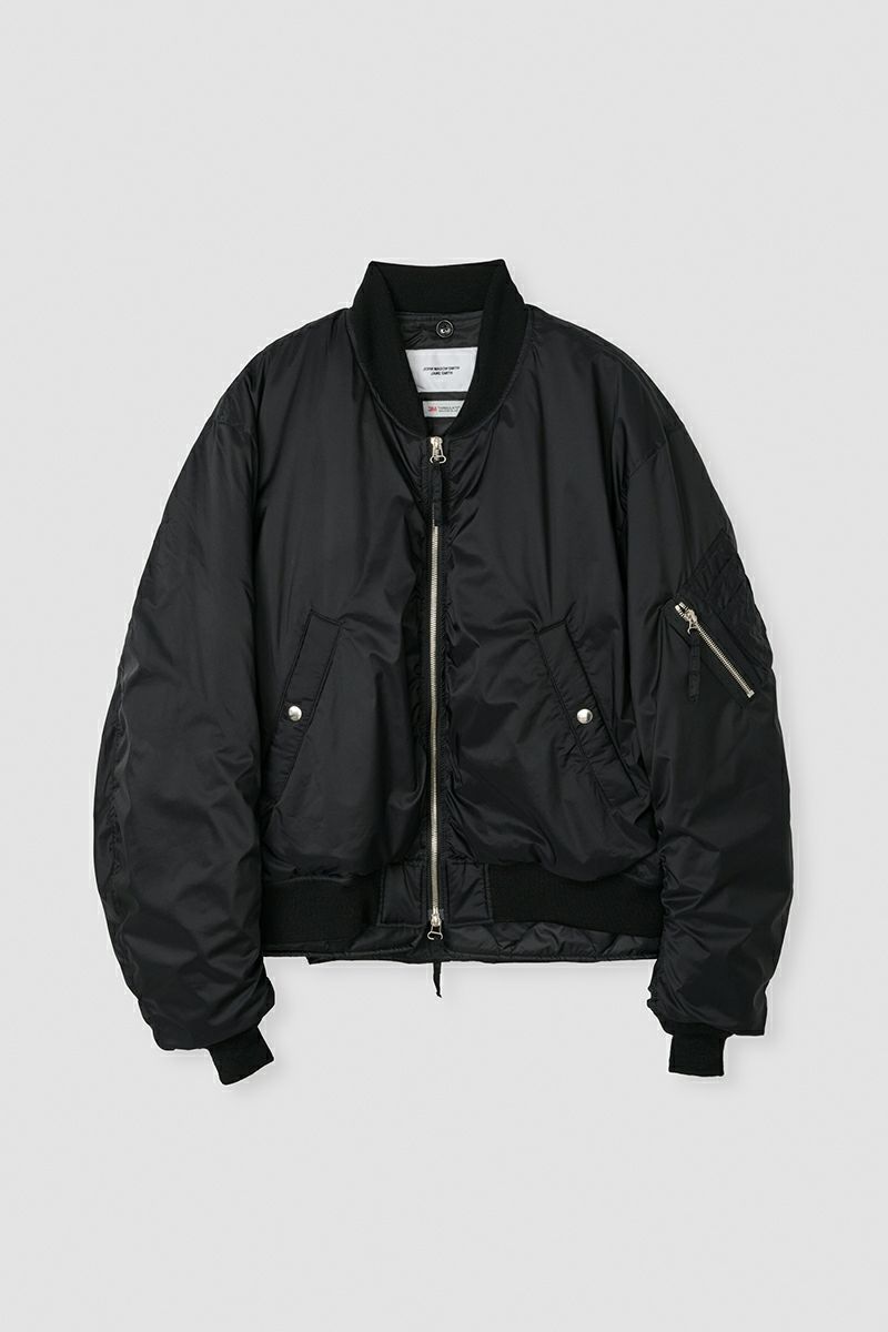 JANE SMITH(ジェーンスミス) MICRO RIPSTOP NYLON REMOVABLE LINER MA-1 マイクロリップストップナイロンリムーバブルライナーMA-1 25WJK-#901S