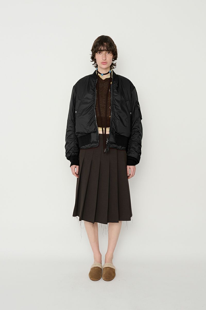 JANE SMITH(ジェーンスミス) MICRO RIPSTOP NYLON REMOVABLE LINER MA-1 マイクロリップストップナイロンリムーバブルライナーMA-1 25WJK-#901S