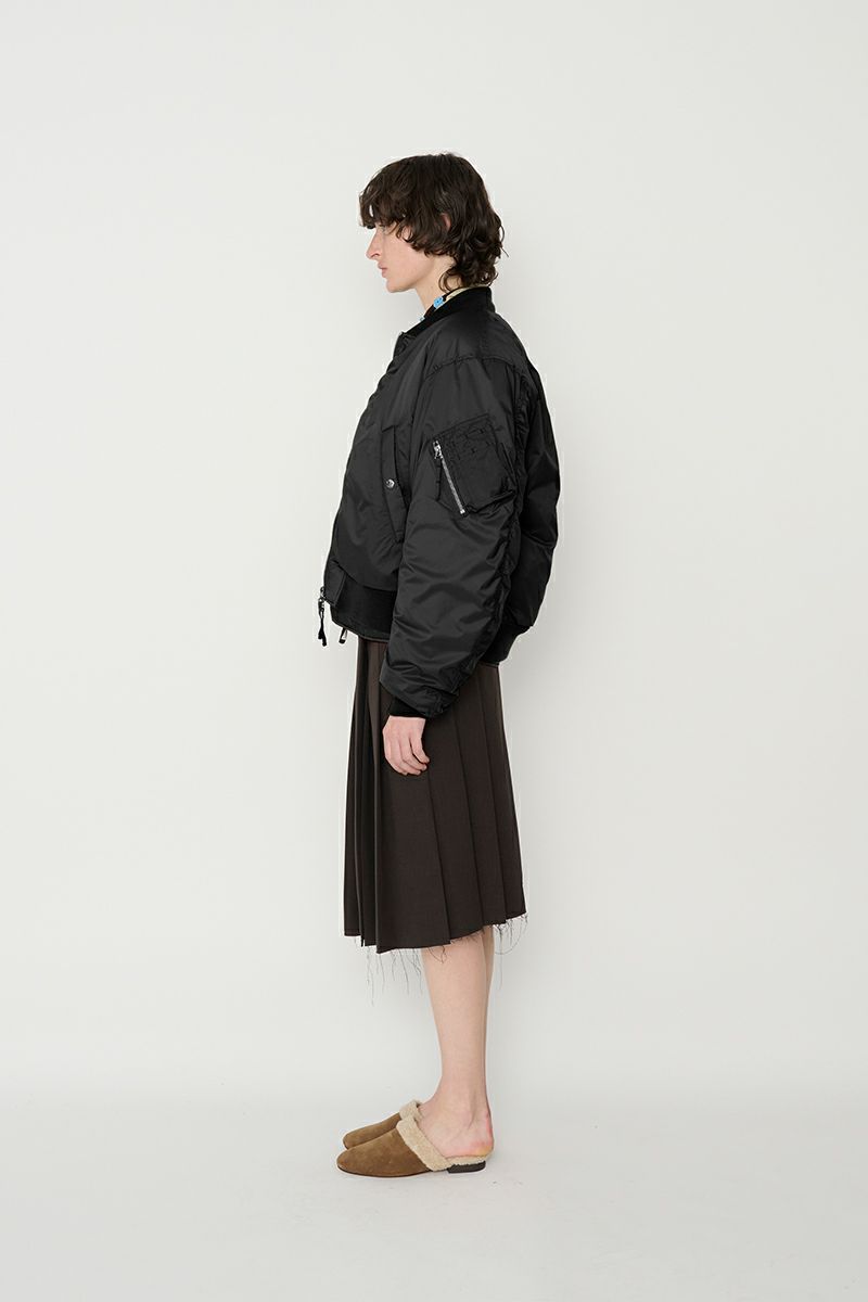 JANE SMITH(ジェーンスミス) MICRO RIPSTOP NYLON REMOVABLE LINER MA-1 マイクロリップストップナイロンリムーバブルライナーMA-1 25WJK-#901S