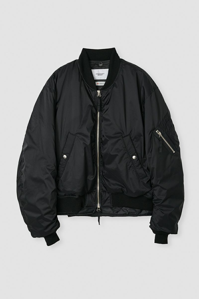 JANE SMITH(ジェーンスミス) MICRO RIPSTOP NYLON REMOVABLE LINER MA-1 マイクロリップストップナイロンリムーバブルライナーMA-1 25WJK-#901S