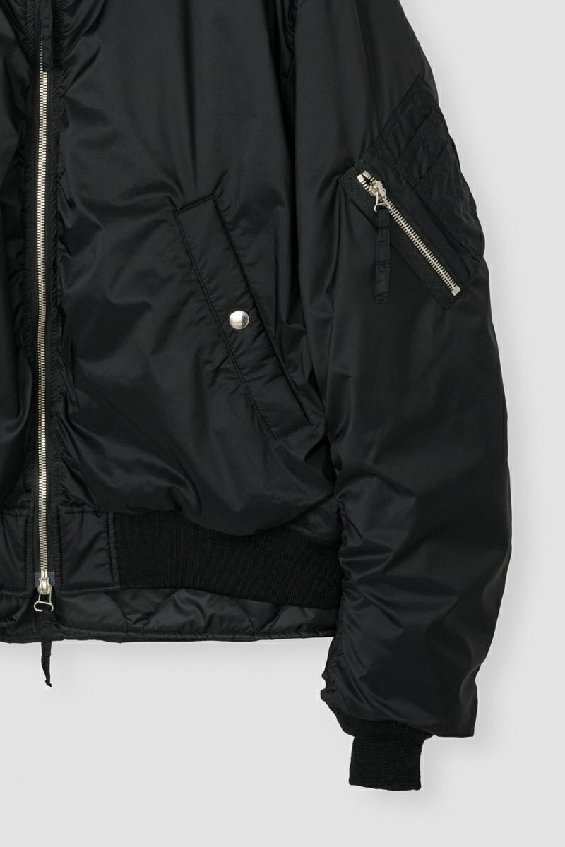 JANE SMITH(ジェーンスミス) MICRO RIPSTOP NYLON REMOVABLE LINER MA-1 マイクロリップストップナイロンリムーバブルライナーMA-1 25WJK-#901S