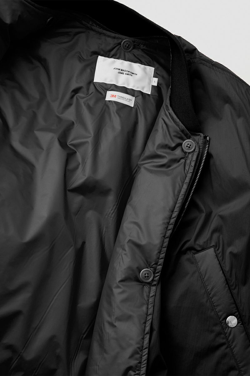 JANE SMITH(ジェーンスミス) MICRO RIPSTOP NYLON REMOVABLE LINER MA-1 マイクロリップストップナイロンリムーバブルライナーMA-1 25WJK-#901S