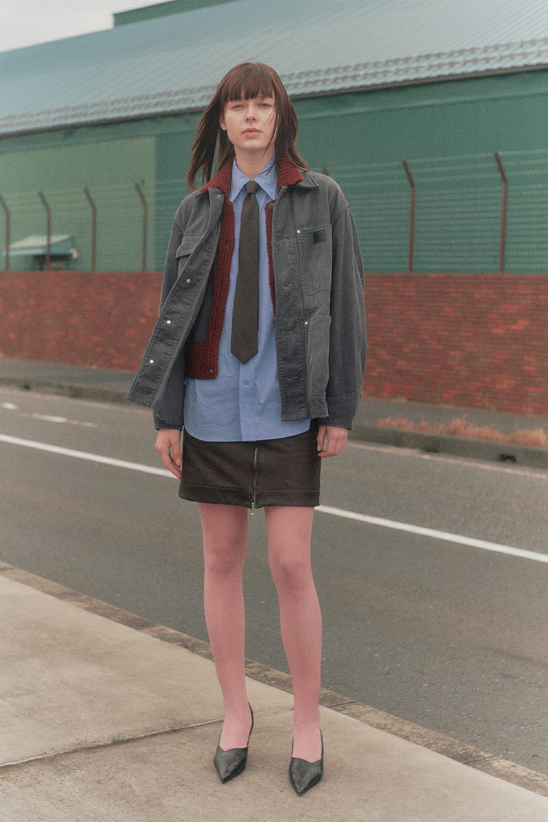 JANE SMITH(ジェーンスミス) 8W COTTON CORDUROY LEATHER COLLAR COVERALL コットンコーデュロイレザーカラーカバーオール 25WJK-#918S