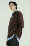 CLANE(クラネ) WIDE HENRY NECK BORDER TOPS ワイドヘンリーネックボーダートップス 19105-1242