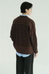 CLANE(クラネ) WIDE HENRY NECK BORDER TOPS ワイドヘンリーネックボーダートップス 19105-1242
