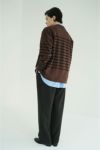 CLANE(クラネ) WIDE HENRY NECK BORDER TOPS ワイドヘンリーネックボーダートップス 19105-1242