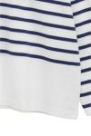 CLANE(クラネ) WIDE HENRY NECK BORDER TOPS ワイドヘンリーネックボーダートップス 19105-1242