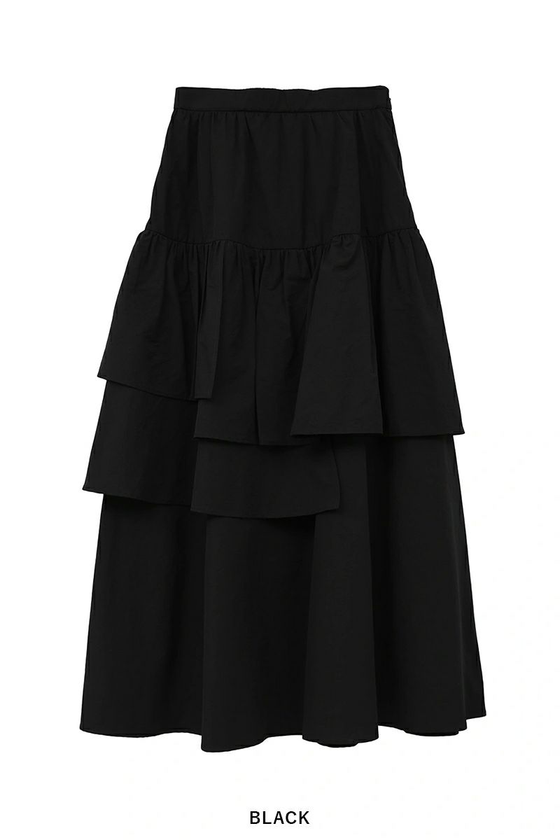 MANOF(マノフ) ASYMMETRY TIERED SKIRT アシンメトリーティアードスカート 89109-6032