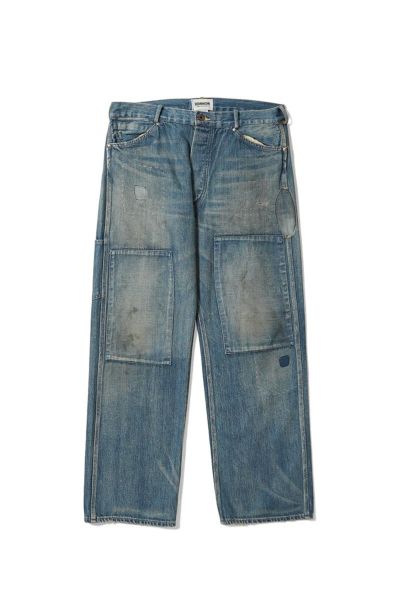 BOWWOW(バウワウ) MINER'S REPAIRED DENIM WORK PANTS マイナーズリペア―ドデニムワークパンツ BW252-MRDWP