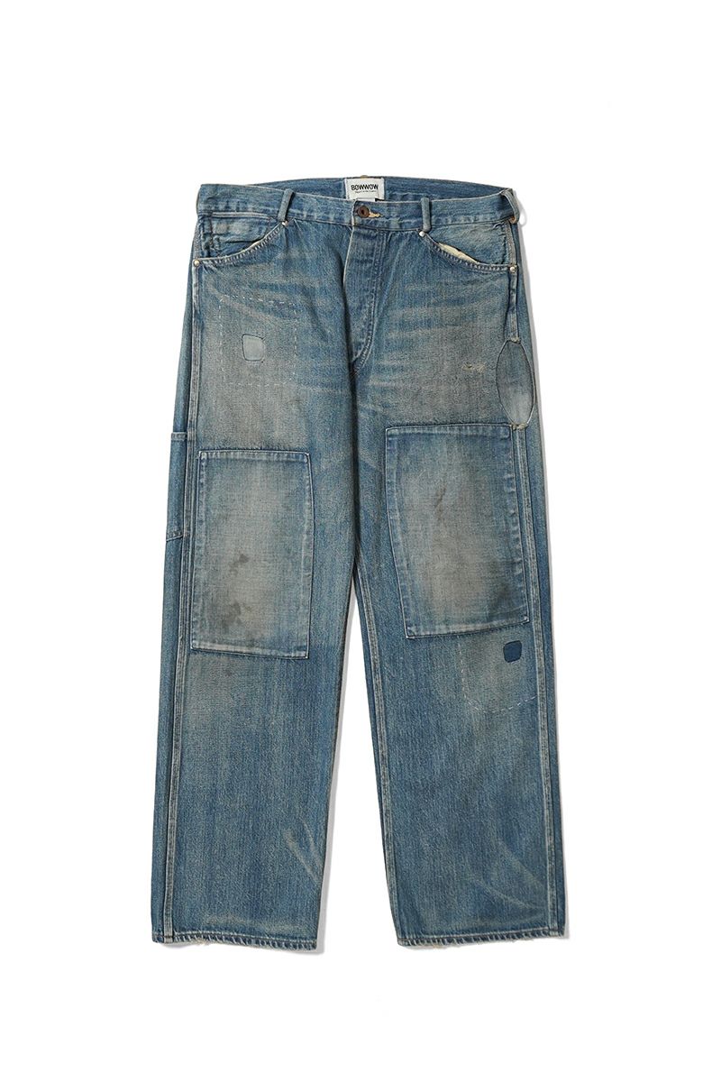 BOWWOW(バウワウ) MINER'S REPAIRED DENIM WORK PANTS マイナーズリペア―ドデニムワークパンツ BW252-MRDWP