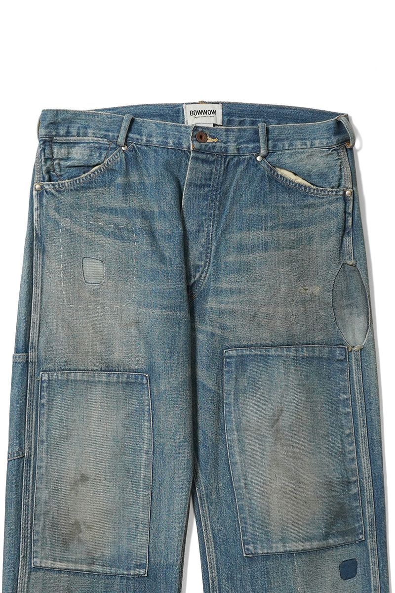 BOWWOW(バウワウ) MINER'S REPAIRED DENIM WORK PANTS マイナーズリペア―ドデニムワークパンツ BW252-MRDWP