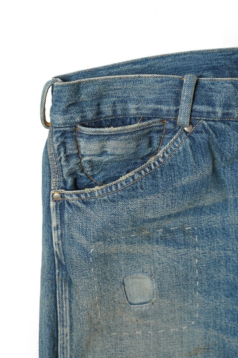 BOWWOW(バウワウ) MINER'S REPAIRED DENIM WORK PANTS マイナーズリペア―ドデニムワークパンツ BW252-MRDWP