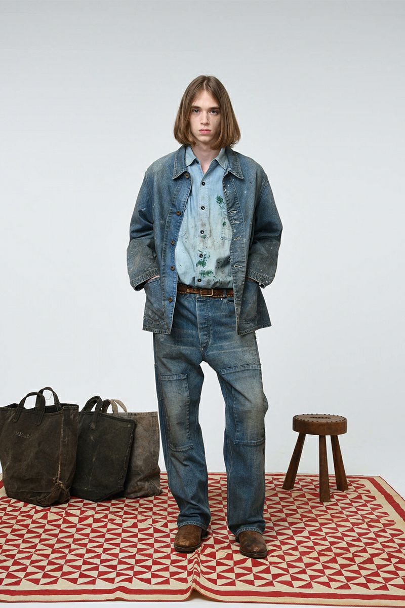 BOWWOW(バウワウ) MINER'S REPAIRED DENIM WORK PANTS マイナーズリペア―ドデニムワークパンツ BW252-MRDWP