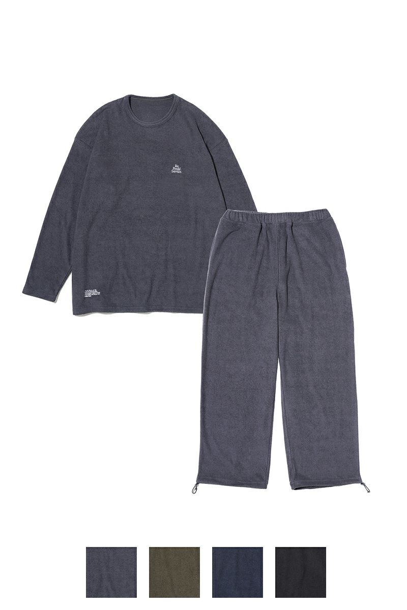 FreshService(フレッシュサービス) UTILITY PILE L/S SET-UP ユーティリティ パイル長袖セットアップ FSR253-60210