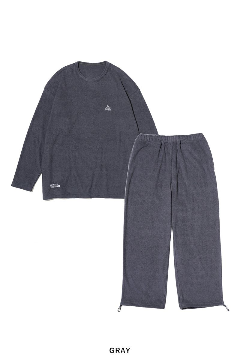 FreshService(フレッシュサービス) UTILITY PILE L/S SET-UP ユーティリティ パイル長袖セットアップ FSR253-60210