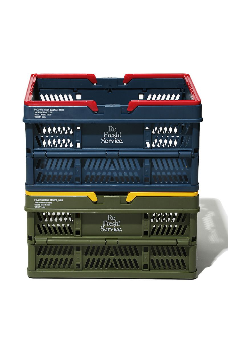 FreshService(フレッシュサービス) SAUNA FOLDING MESH BASKET サウナフォールディングメッシュバスケット FSR253-99178B