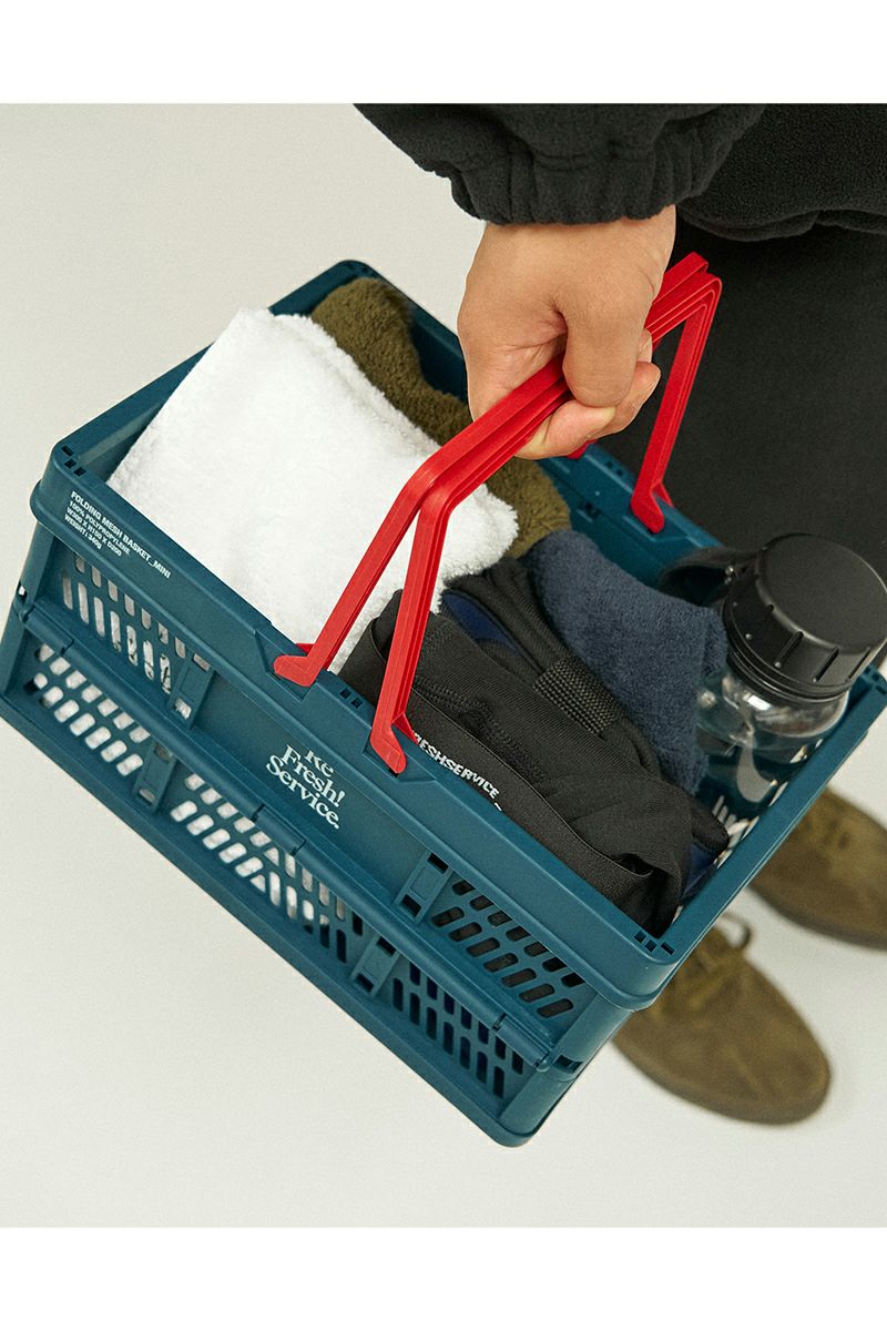FreshService(フレッシュサービス) SAUNA FOLDING MESH BASKET サウナフォールディングメッシュバスケット FSR253-99178B