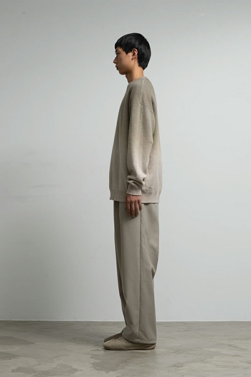 Graphpaper(グラフペーパー) Gradient Dyed Wool Crew Neck Knit グラディエントダイウールクルーネックニット GU253-80492
