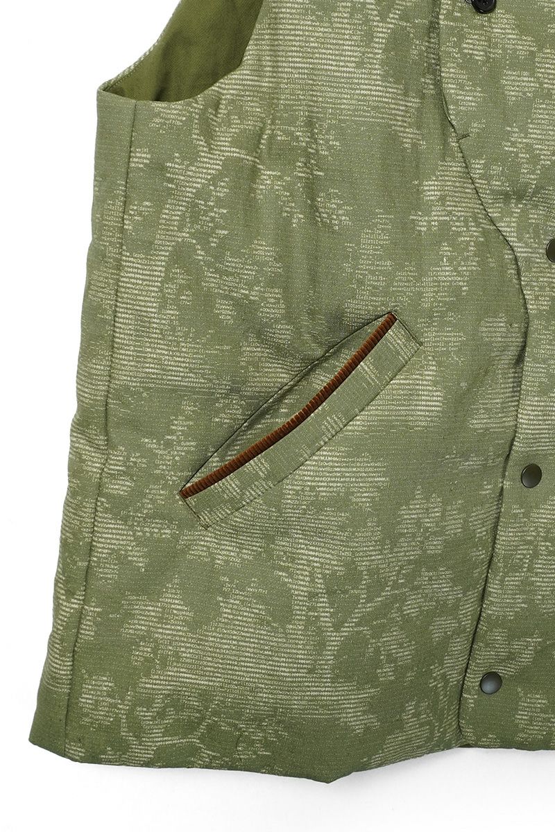 High Scream Center(ハイスクリームセンター) PADDING VEST ASCII パディングベストアスキー HSC25FW-JK01A