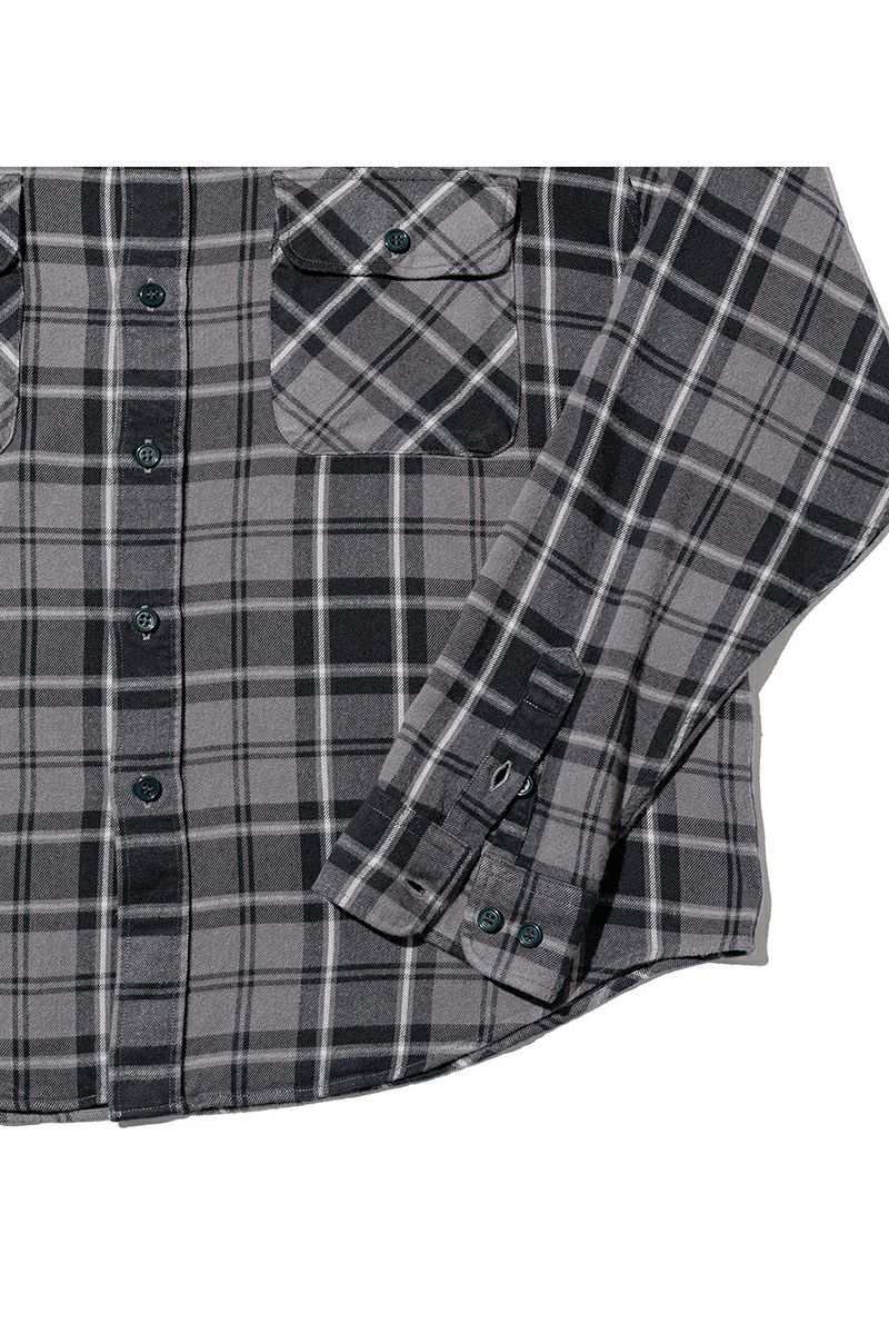 UNUSED(アンユーズド) Rayon check shirt レーヨンチェックシャツ US2524