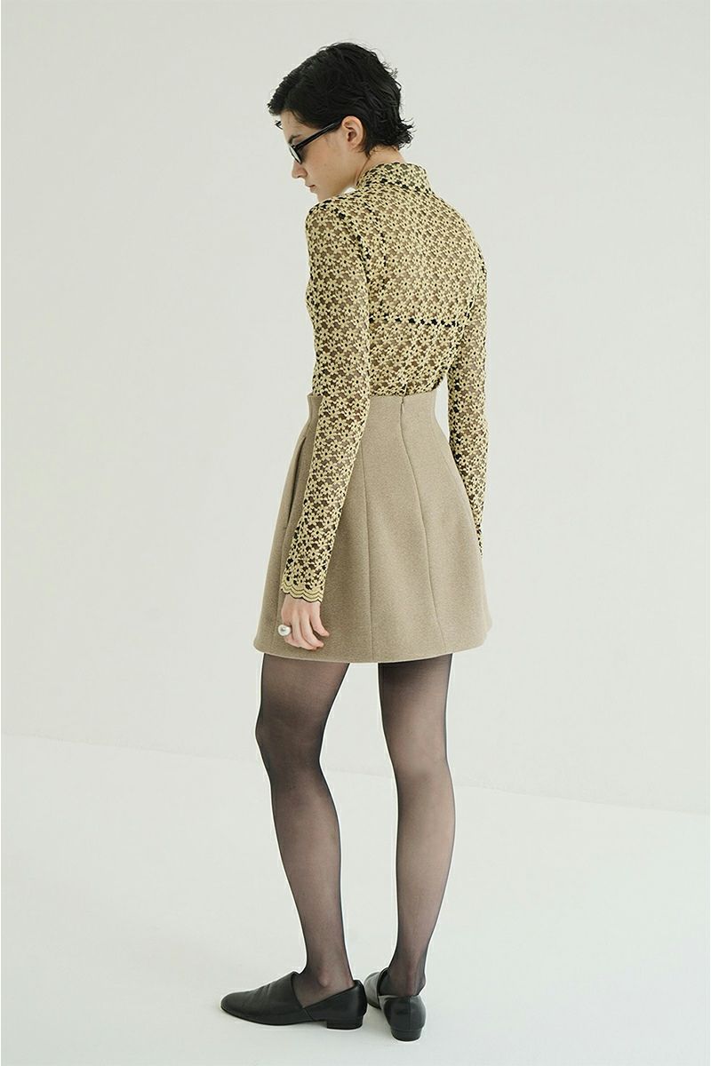 CLANE(クラネ) 3D FLOWER LACE SHIRT 3Dフラワーレースシャツ 19105-1232