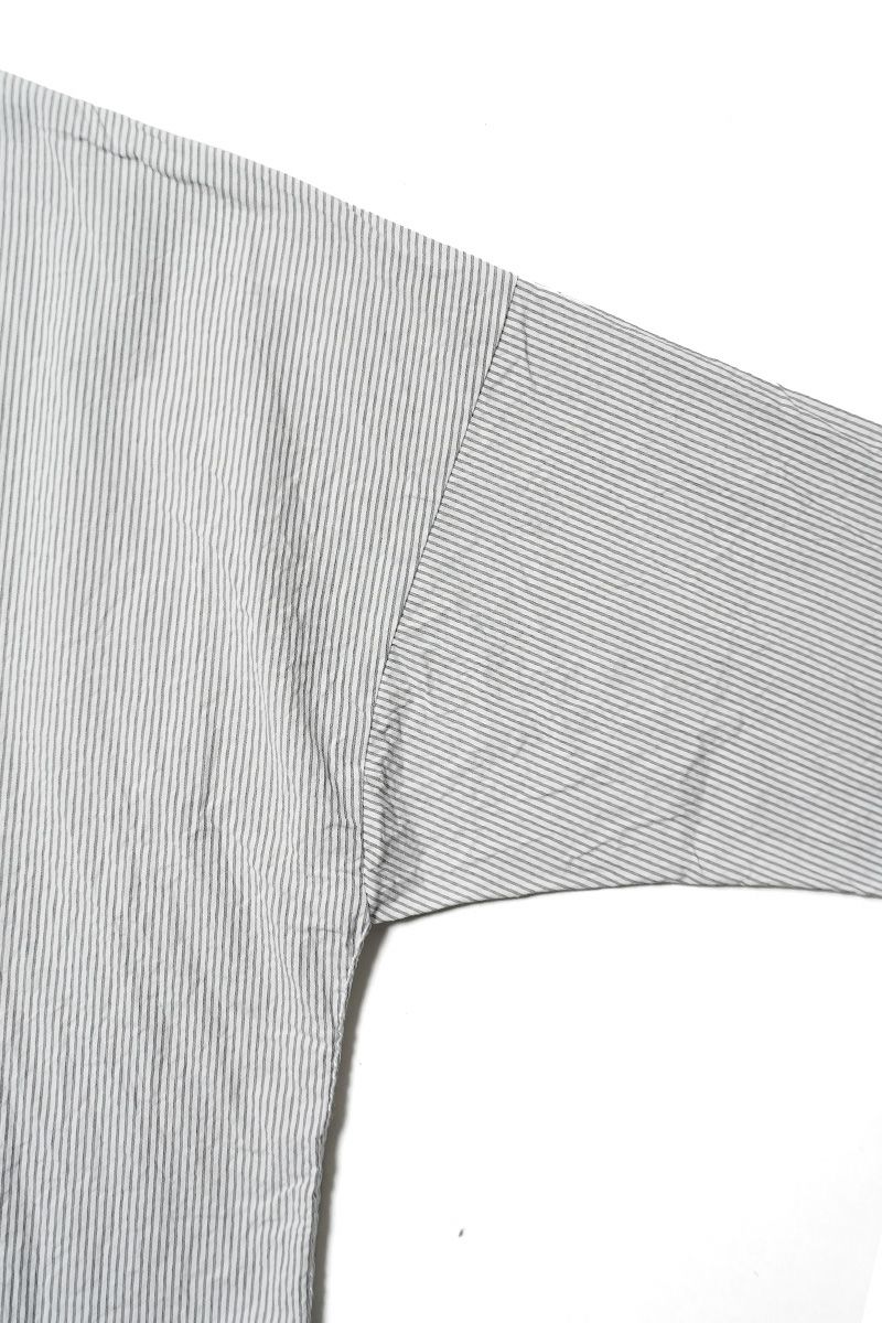 homspun(ホームスパン)  ハイカウントクロス丸襟プルオーバーブラウス 5749