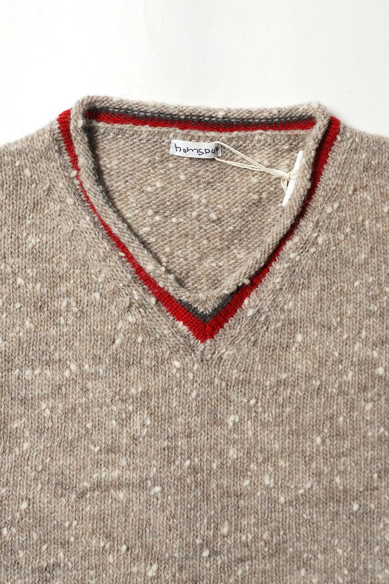 homspun(ホームスパン)  ナチュラルネップベスト 7937