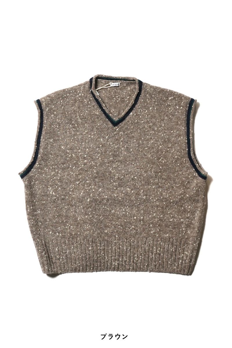 homspun(ホームスパン)  ナチュラルネップベスト 7937