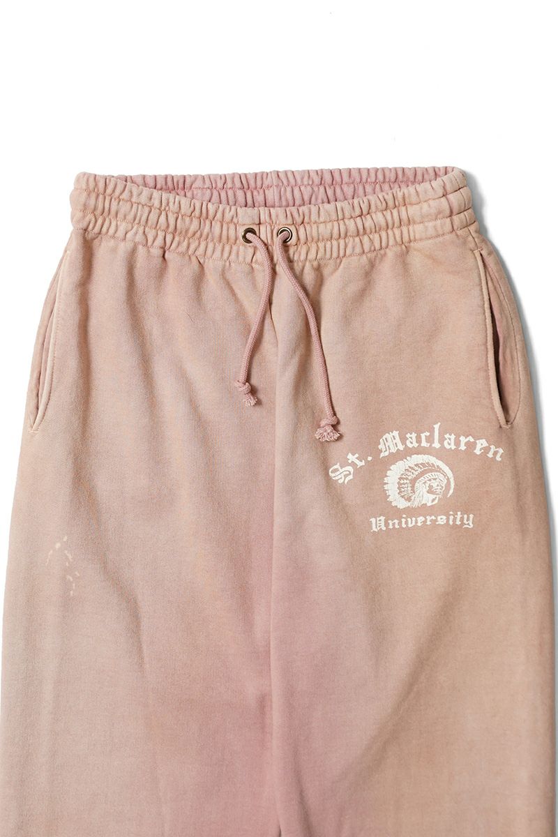 BOWWOW(バウワウ) ST. MACLAREN UNIV. SWEAT PANTS AGED セントマクラーレンユニバーシティスウェットパンツエイジド BW252-MUSP