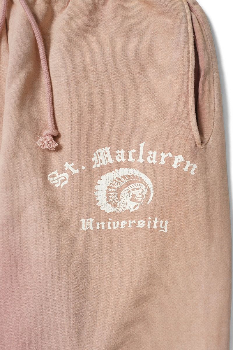 BOWWOW(バウワウ) ST. MACLAREN UNIV. SWEAT PANTS AGED セントマクラーレンユニバーシティスウェットパンツエイジド BW252-MUSP