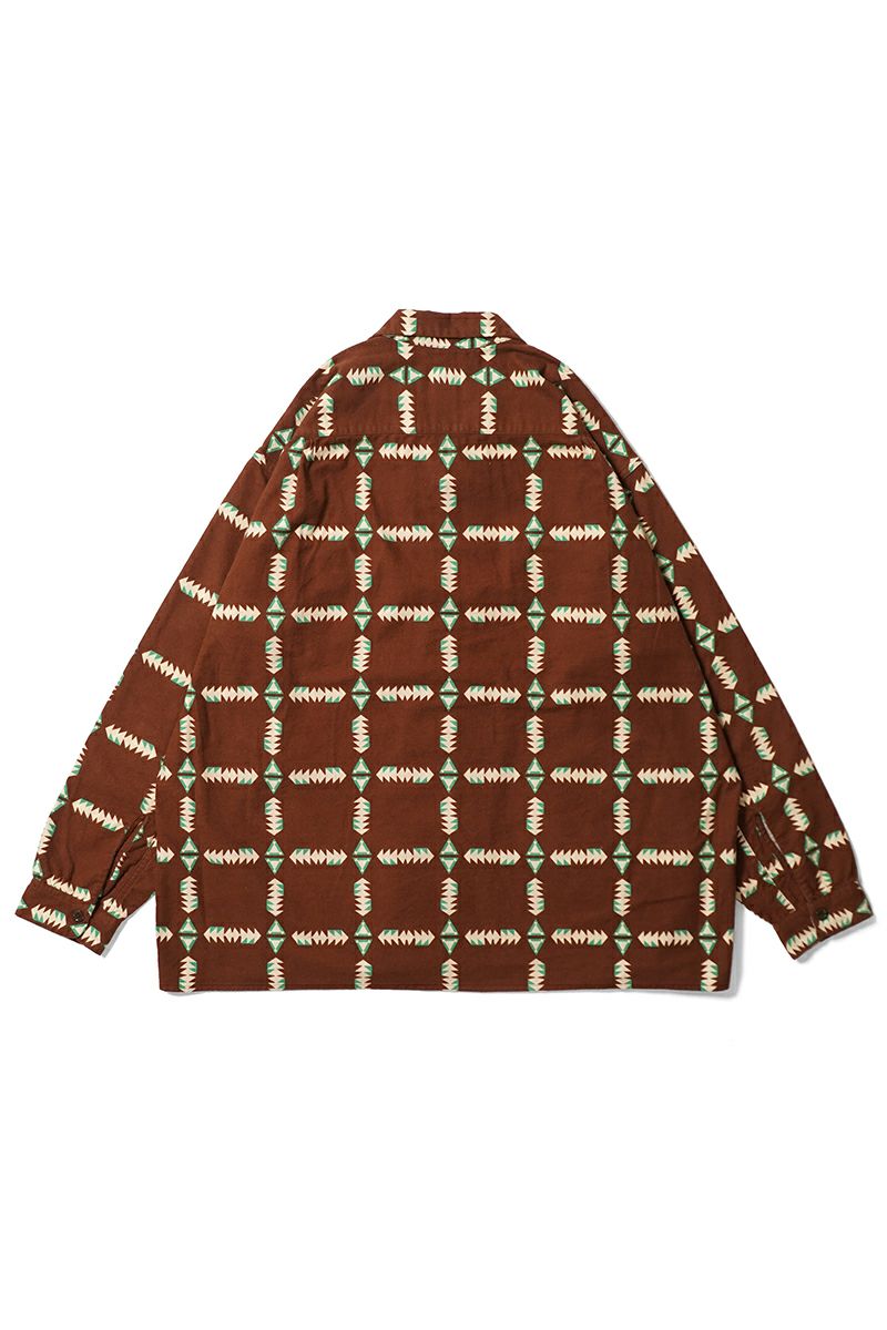 BOWWOW(バウワウ) NAVAJO PRINT FLANNEL SHIRT ナバホプリントフランネルシャツ BW252-NPFS