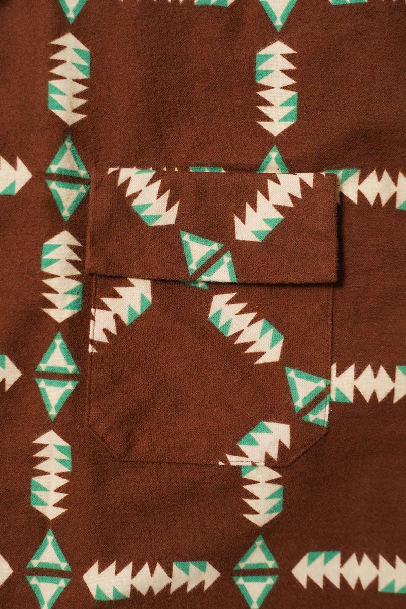 BOWWOW(バウワウ) NAVAJO PRINT FLANNEL SHIRT ナバホプリントフランネルシャツ BW252-NPFS