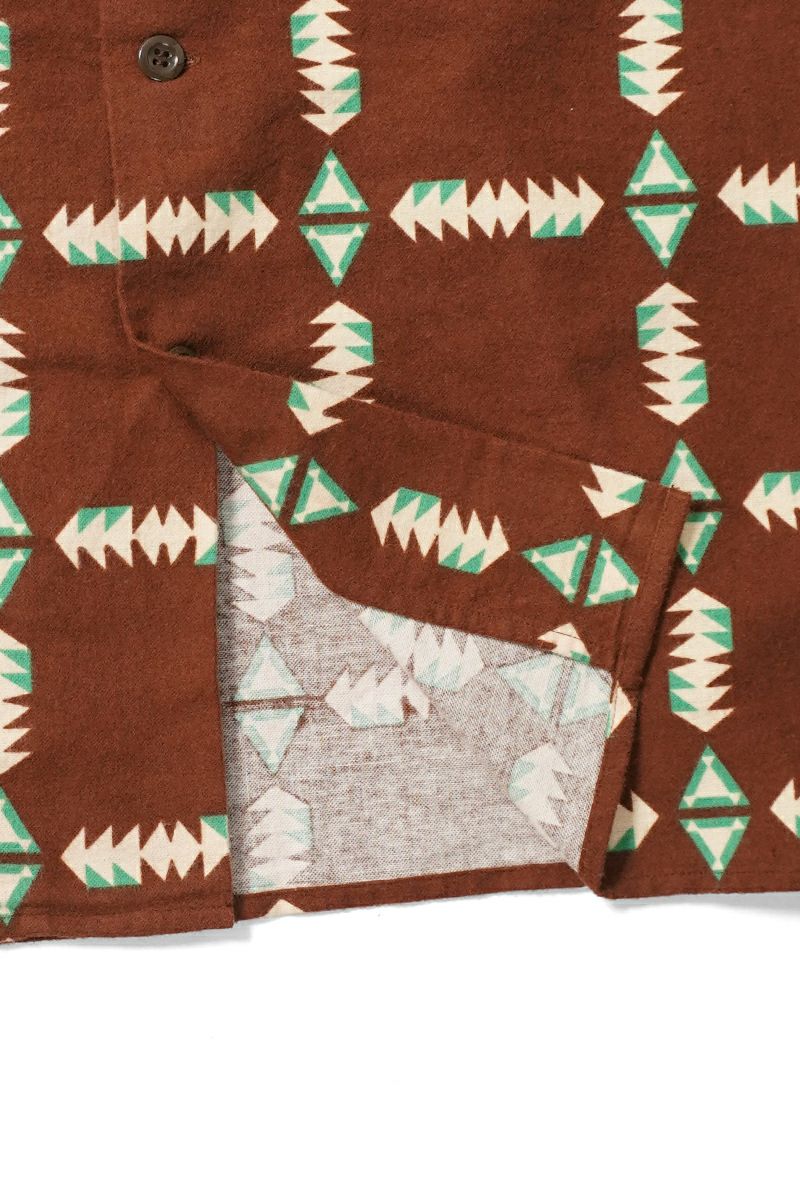 BOWWOW(バウワウ) NAVAJO PRINT FLANNEL SHIRT ナバホプリントフランネルシャツ BW252-NPFS