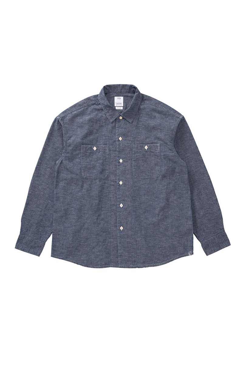 visvim BRIGGS CHAMBRAY L/S (N.D.) ビズビム visvim】 0125205011016 “LUMBER CHECK L/S” col.blue,red 早くも残り