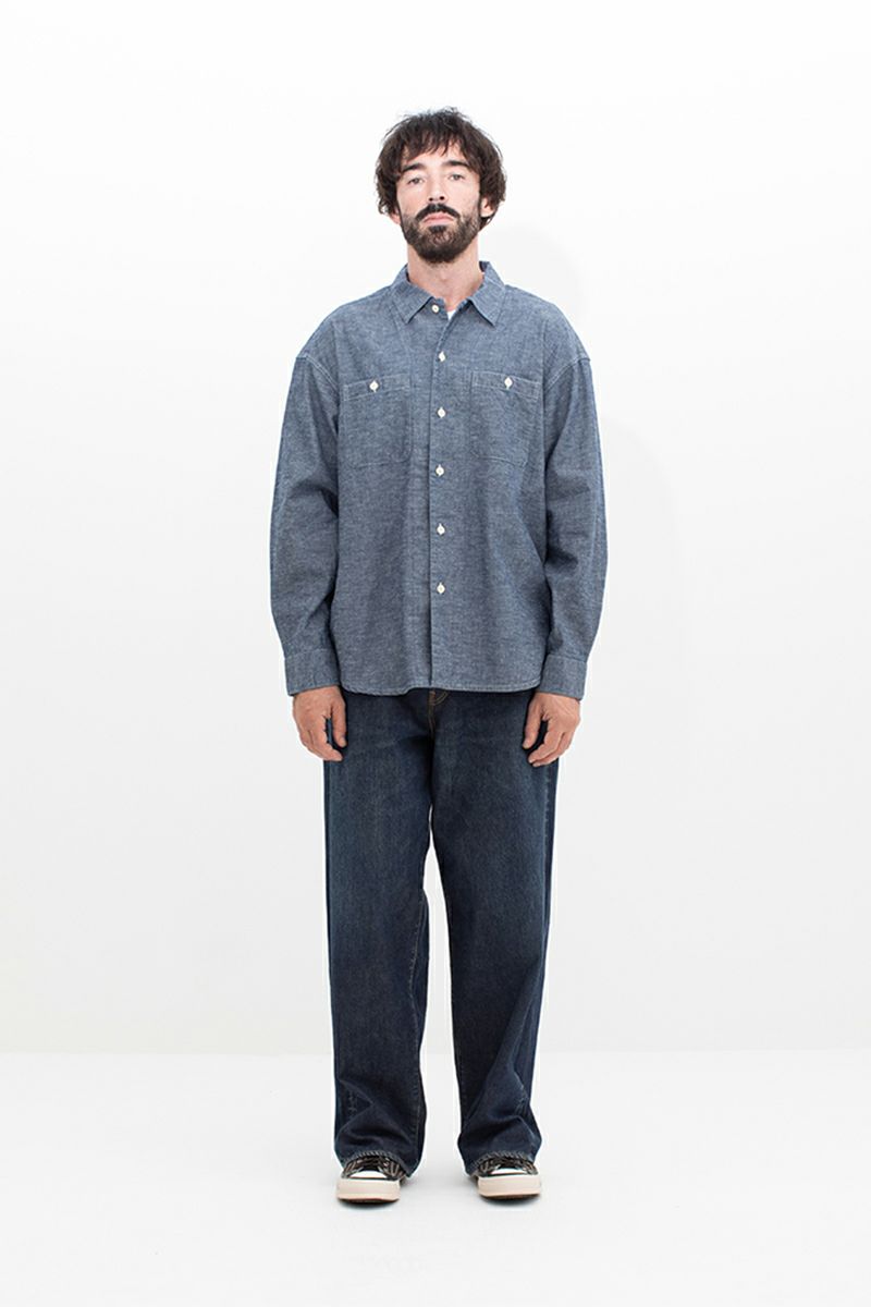 visvim(ビズヴィム) LUMBER CHAMBRAY LS ランバーシャンブレー長袖シャツ 0125205011012