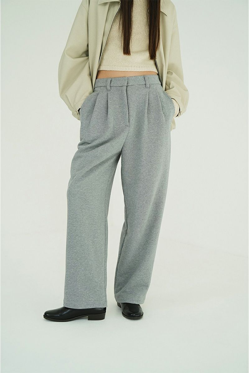 CLANE(クラネ) TWO TUCK SWEAT PANTS ツータックスウェットタックパンツ 19110-7262