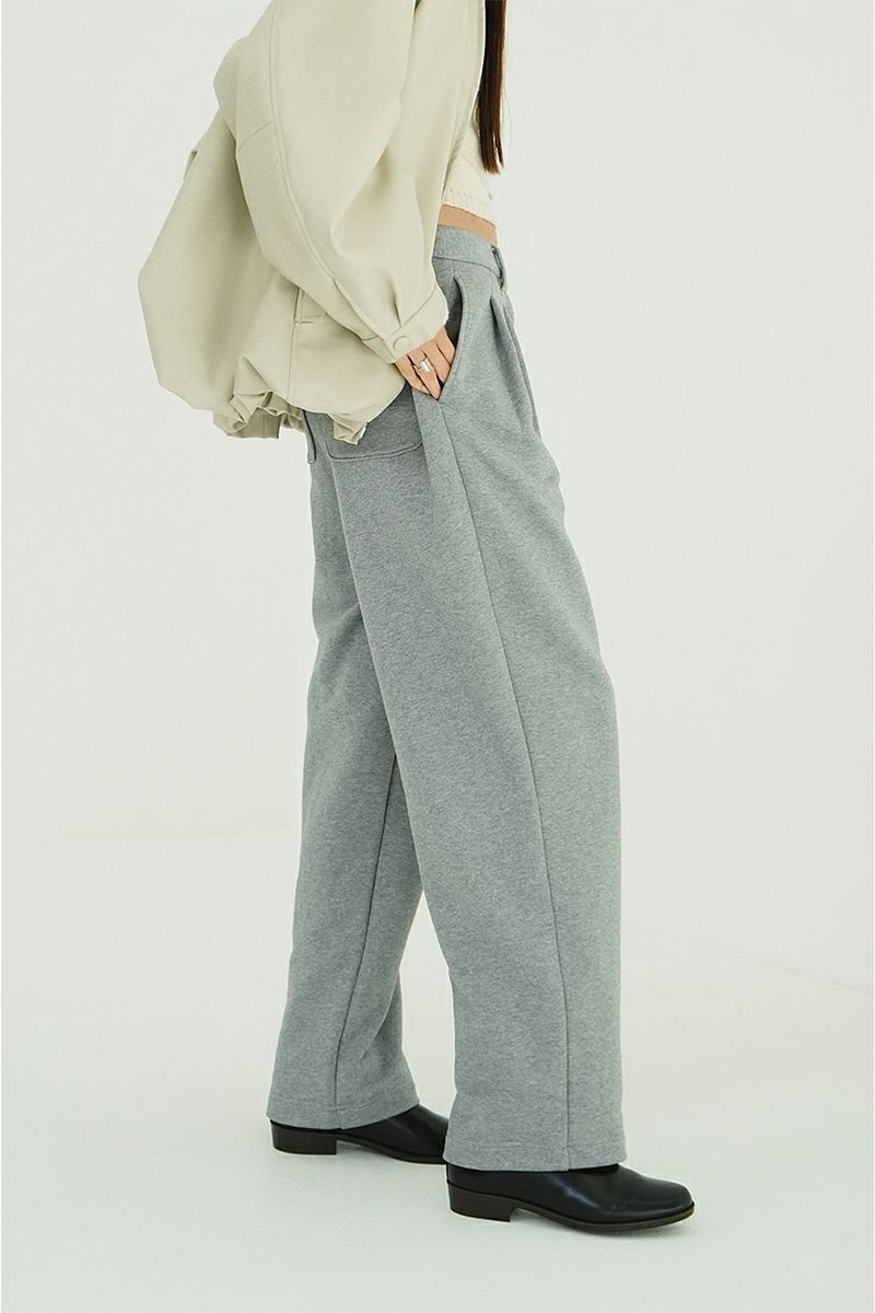 CLANE(クラネ) TWO TUCK SWEAT PANTS ツータックスウェットタックパンツ 19110-7262